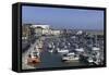 View of the Royal Harbour and Marina at Ramsgate, Kent, England, United Kingdom-John Woodworth-Framed Stretched Canvas