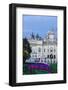 View of the Royal Horseguards, and Colorful Flowerbed, London, England, United Kingdom, Europe-Roberto Moiola-Framed Photographic Print