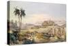 View of the Ruins of Karnak in Egypt-Charles Pierron-Stretched Canvas