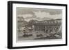 View of the Ruins of Lendal Bridge, York, Taken Immediately after its Fall-null-Framed Giclee Print