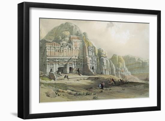 View of the Ruins of Petra, Jordan, 1839-David Roberts-Framed Giclee Print