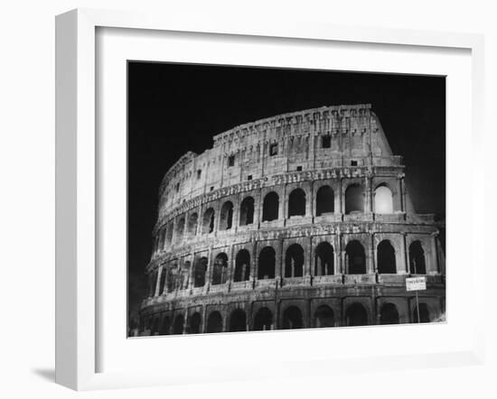 View of the Ruins of the Colosseum in the City of Rome-Carl Mydans-Framed Photographic Print