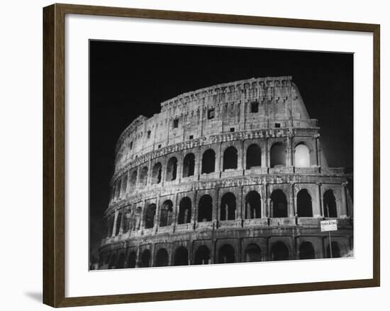 View of the Ruins of the Colosseum in the City of Rome-Carl Mydans-Framed Photographic Print