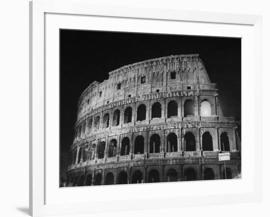View of the Ruins of the Colosseum in the City of Rome-Carl Mydans-Framed Photographic Print