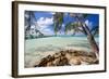 View of the Rum Point Jetty, Grand Cayman Island-George Oze-Framed Photographic Print