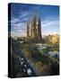 View of the Sagrada Familia-Antoni Gaudi-Stretched Canvas