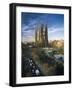 View of the Sagrada Familia-Antoni Gaudi-Framed Giclee Print