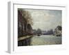 View of the Saint-Martin Canal-Alfred Sisley-Framed Giclee Print