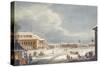 View of the Saint Petersburg Imperial Bolshoi Kamenny Theatre-Karl Ivanovich Kolmann-Stretched Canvas