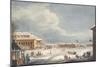 View of the Saint Petersburg Imperial Bolshoi Kamenny Theatre-Karl Ivanovich Kolmann-Mounted Giclee Print