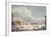 View of the Saint Petersburg Imperial Bolshoi Kamenny Theatre-Karl Ivanovich Kolmann-Framed Giclee Print