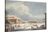 View of the Saint Petersburg Imperial Bolshoi Kamenny Theatre-Karl Ivanovich Kolmann-Stretched Canvas