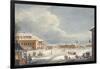 View of the Saint Petersburg Imperial Bolshoi Kamenny Theatre-Karl Ivanovich Kolmann-Framed Giclee Print