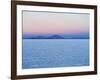 View of the Salar de Uyuni, the largest salt flat in the world, at sunrise, Daniel Campos Province,-Karol Kozlowski-Framed Photographic Print