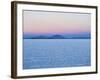 View of the Salar de Uyuni, the largest salt flat in the world, at sunrise, Daniel Campos Province,-Karol Kozlowski-Framed Photographic Print