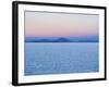 View of the Salar de Uyuni, the largest salt flat in the world, at sunrise, Daniel Campos Province,-Karol Kozlowski-Framed Photographic Print