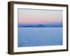 View of the Salar de Uyuni, the largest salt flat in the world, at sunrise, Daniel Campos Province,-Karol Kozlowski-Framed Photographic Print