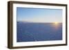 View of the Salar de Uyuni, the largest salt flat in the world, at sunrise, Daniel Campos Province,-Karol Kozlowski-Framed Photographic Print