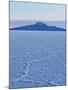 View of the Salar de Uyuni, the largest salt flat in the world, at sunrise, Daniel Campos Province,-Karol Kozlowski-Mounted Photographic Print