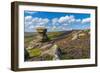 View of the Salt Cellar Rock Formation, Derwent Edge, Peak District National Park, Derbyshire-Frank Fell-Framed Photographic Print