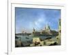 View of the Salute from the Entrance of the Grand Canal, Venice, C1727-1728-Canaletto-Framed Giclee Print