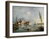 View of the San Giorgio Maggiore Island, Between 1765 and 1775-Francesco Guardi-Framed Giclee Print