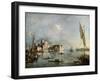 View of the San Giorgio Maggiore Island, Between 1765 and 1775-Francesco Guardi-Framed Giclee Print