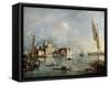 View of the San Giorgio Maggiore Island, Between 1765 and 1775-Francesco Guardi-Framed Stretched Canvas