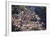 View of the Santa Marta Favela (Slum Community) Showing the Funicular Railway, Brazil-Alex Robinson-Framed Photographic Print