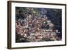 View of the Santa Marta Favela (Slum Community) Showing the Funicular Railway, Brazil-Alex Robinson-Framed Photographic Print