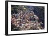 View of the Santa Marta Favela (Slum Community) Showing the Funicular Railway, Brazil-Alex Robinson-Framed Photographic Print