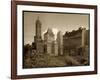 View of the Savoy Plaza Hotel, 59th Street and Fifth Avenue, New York, c.1937-Byron Company-Framed Giclee Print