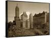 View of the Savoy Plaza Hotel, 59th Street and Fifth Avenue, New York, c.1937-Byron Company-Stretched Canvas