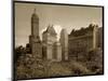 View of the Savoy Plaza Hotel, 59th Street and Fifth Avenue, New York, c.1937-Byron Company-Mounted Giclee Print