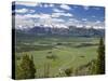 View of the Sawtooth Mountain Range from Galena Summit in Custer County, Idaho, Usa-David R. Frazier-Stretched Canvas