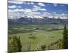 View of the Sawtooth Mountain Range from Galena Summit in Custer County, Idaho, Usa-David R. Frazier-Mounted Photographic Print