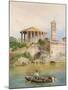 View of the Sbocco Della Cloaca Massima, Rome-Ettore Roesler Franz-Mounted Giclee Print