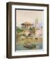 View of the Sbocco Della Cloaca Massima, Rome-Ettore Roesler Franz-Framed Giclee Print