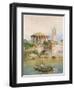 View of the Sbocco Della Cloaca Massima, Rome-Ettore Roesler Franz-Framed Giclee Print