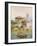 View of the Sbocco Della Cloaca Massima, Rome-Ettore Roesler Franz-Framed Giclee Print