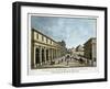 View of the Schoold of Medicine and the New Fountain-Chapuis and Angelo Garbizza-Framed Giclee Print