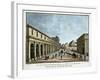 View of the Schoold of Medicine and the New Fountain-Chapuis and Angelo Garbizza-Framed Giclee Print