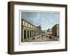 View of the Schoold of Medicine and the New Fountain-Chapuis and Angelo Garbizza-Framed Giclee Print