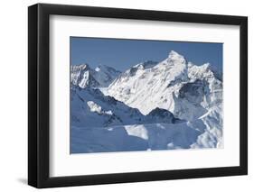 View of the Schwarzwand in Hohe Tauern, Rauriser Valley, Pinzgau, Salzburg, Austria-Rainer Mirau-Framed Photographic Print