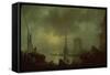 View of the Sea Mist-Claude Joseph Vernet-Framed Stretched Canvas