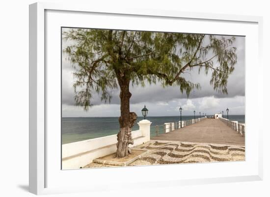 View of the Sea of Zanj from Dock, Mozambique Island, Mozambique-Alida Latham-Framed Photographic Print