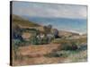 View of the Seacoast Near Wargemont in Normandy, 1880-Pierre-Auguste Renoir-Stretched Canvas