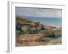 View of the Seacoast Near Wargemont in Normandy, 1880-Pierre-Auguste Renoir-Framed Giclee Print