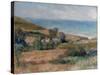 View of the Seacoast Near Wargemont in Normandy, 1880-Pierre-Auguste Renoir-Stretched Canvas