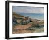 View of the Seacoast Near Wargemont in Normandy, 1880-Pierre-Auguste Renoir-Framed Giclee Print